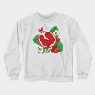 Red and Pink Crewneck Sweatshirt